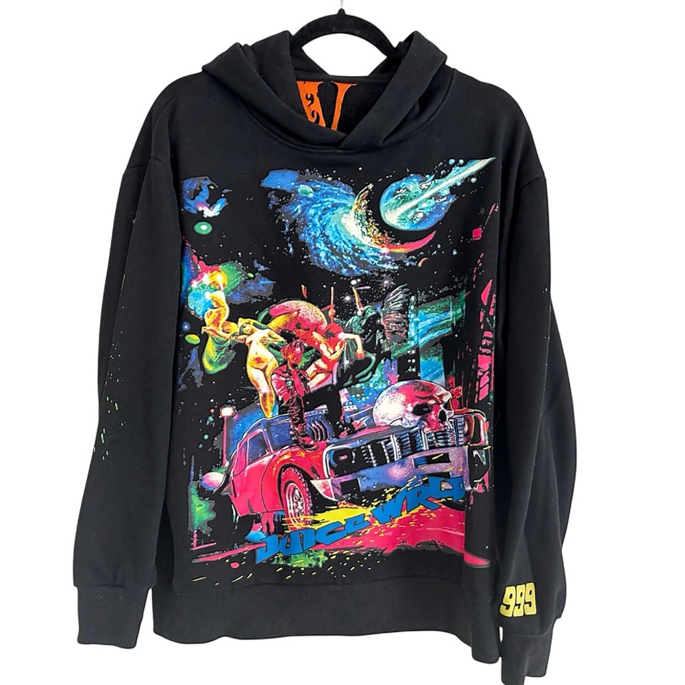 VLONE Juice Wrld Cosmic Men’s Large Hoodie 999 Legends Never Die Sweatshirt